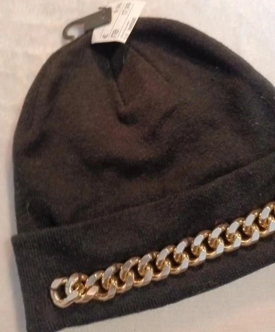 Zwarte muts met gouden ketting Maat 1 – photo 2